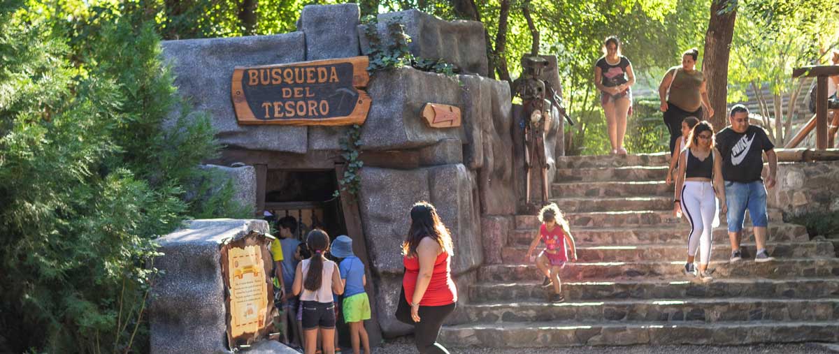 busqueda del tesoro en familia por el parque